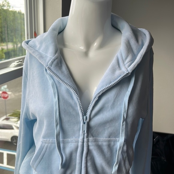 NWT JOHN GALT BRANDY MELVILLE HOODED SWEAT JACKET TOP SIZE ONE SIZE MSRP $34.00 - Picture 4 of 5